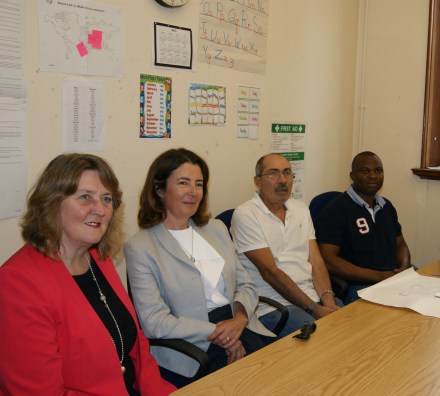 Meeting learners at London Community College